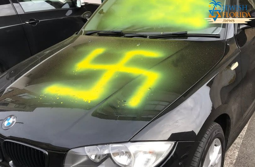 Holocaust survivor’s car vandalized eve of Passover in Florida