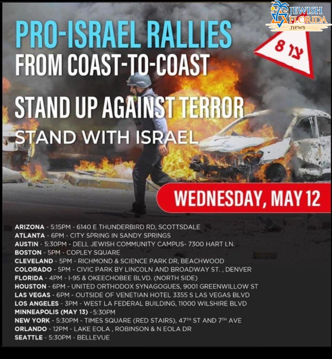 Pro-Israel Rallies From Coast-To-Coast