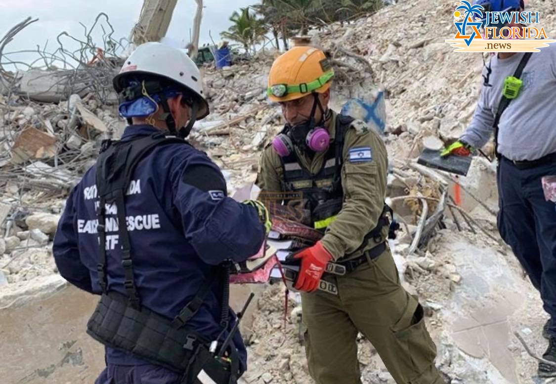 Israeli and South Florida Search and Rescue Teams working together