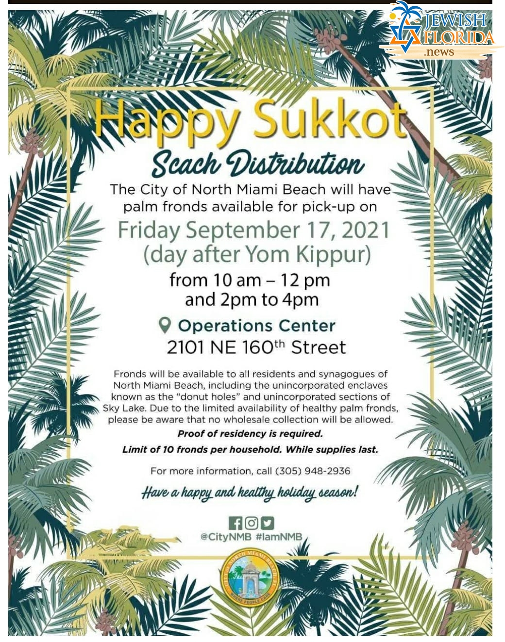 Happy Sukkot – Scach Distribution