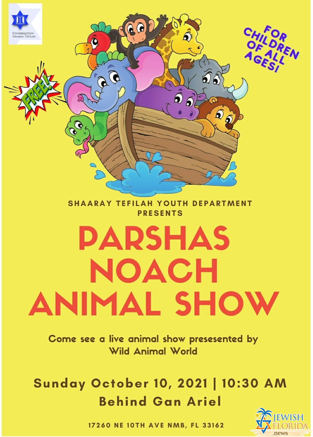 PARSHAS NOACH ANIMAL SHOW