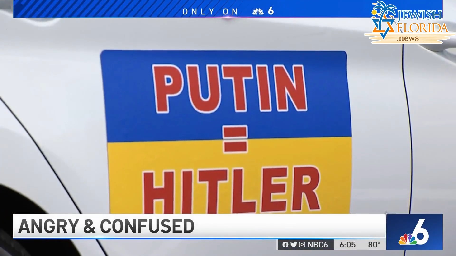 South Florida Man Says Condo Wrote Him Up for Pro-Ukraine Car Decorations