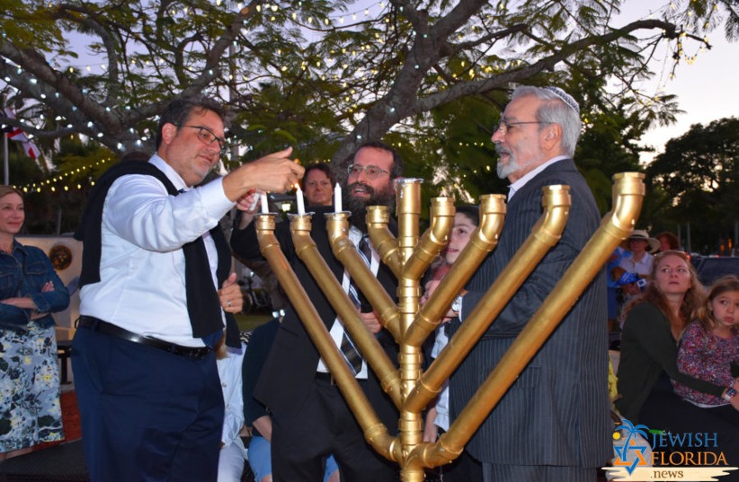 Jewish Community Celebrates Hanukkah in the Florida Keys