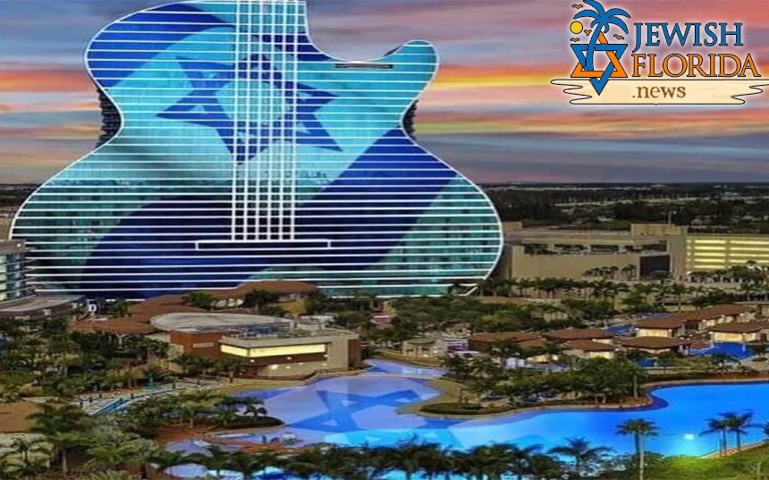 Hard Rock in Hollywood Florida Honoring Israel