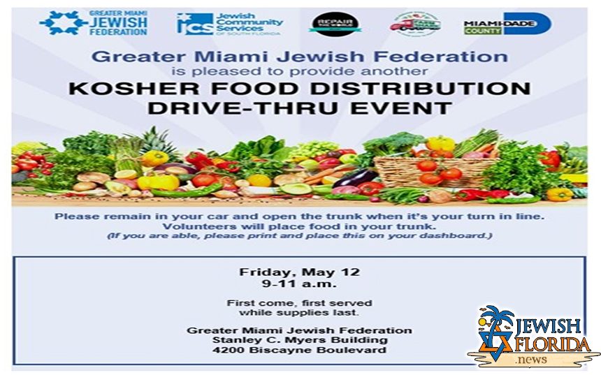 Kosher Food Distribution Drive-Thru Event