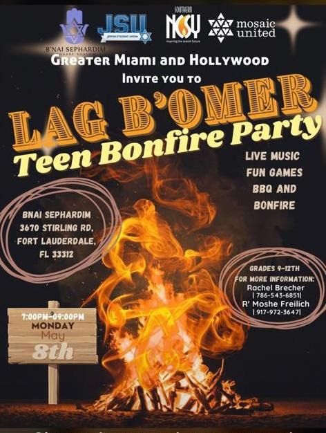 Lag B’omer Teen Bonfire Party