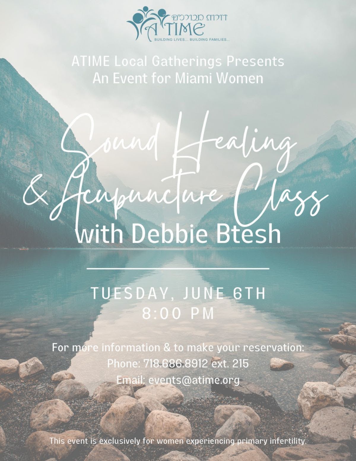 Sound Healing and Acupuncture Class with Debbie Btesh