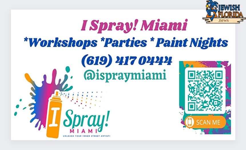 I spray! Miami opening to the public August 30!