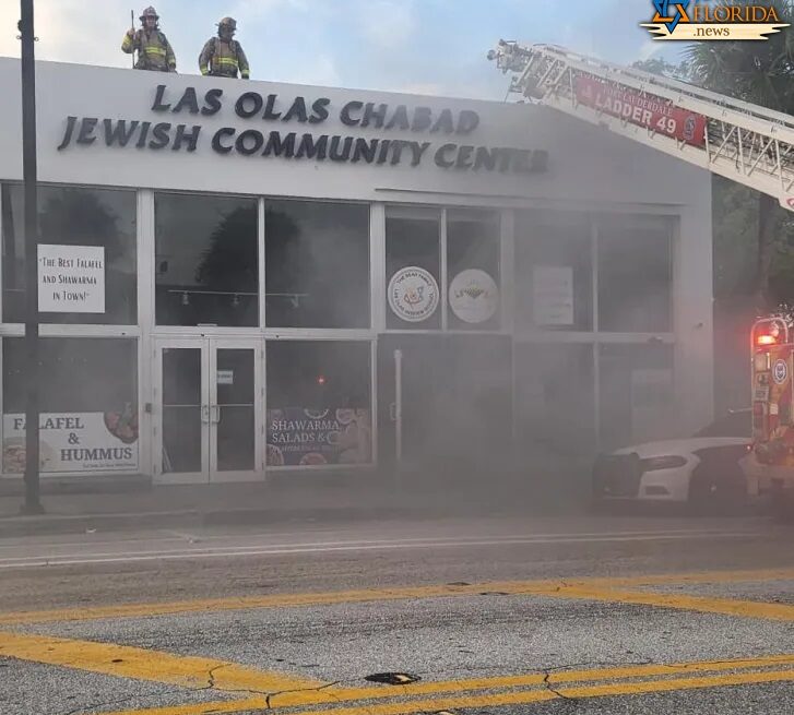 Fire at Jewish community center in Fort Lauderdale was arson, but not a hate crime, officials say