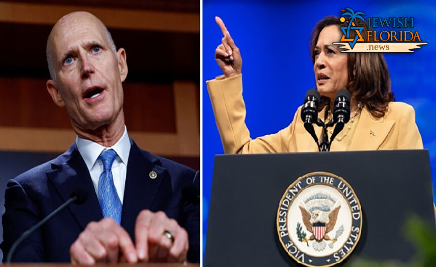 Rick Scott claims Kamala Harris uses Jewish husband as ‘cover’ for courting ‘radical antisemites’