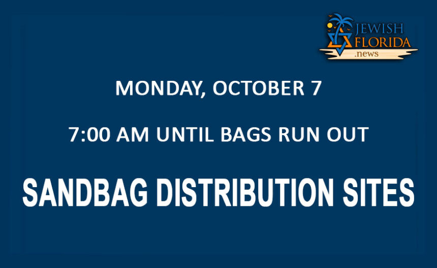 Miami-Dade sandbag distribution sites!