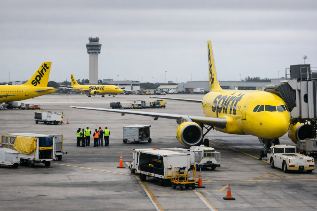 Spirit Airlines’ Shocking Announcement: A Historic Shutdown In a dramatic