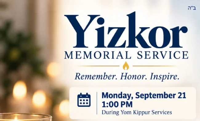 Yizkor Yom Kippur 5787 2