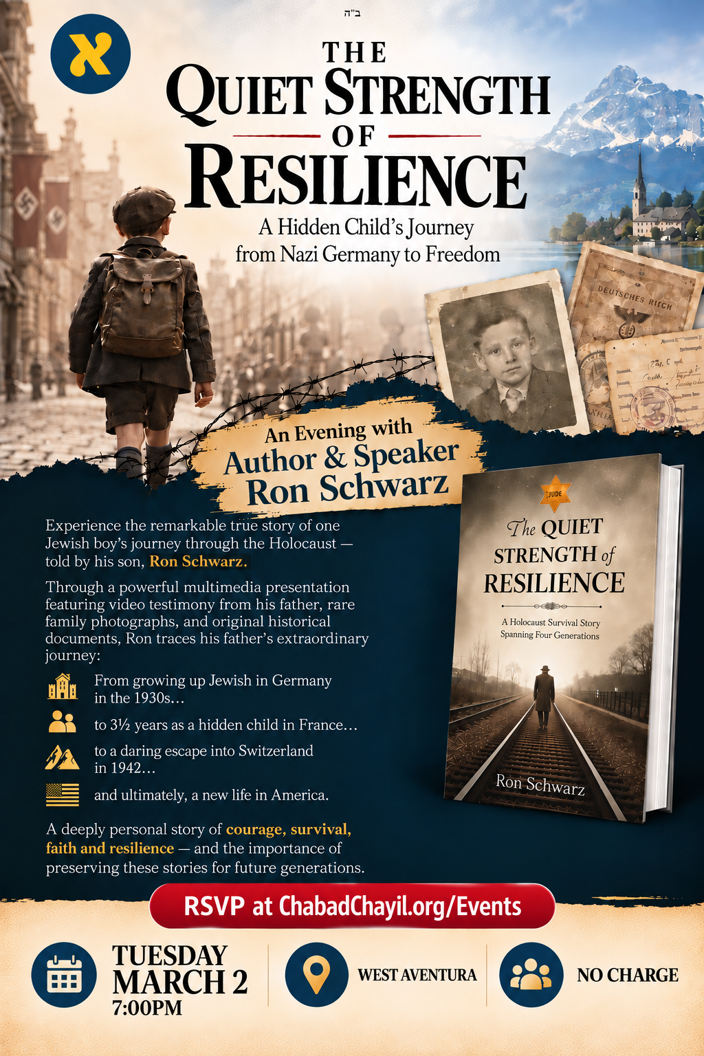 THE QUIET STRENGTH OF RESILIENCE - A Hidden Child’s Journey from Nazi Germany to Freedom